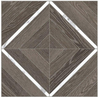 Anatolia - Aspen Marquetry Sequoia w/ Statuario Matte Mosaic Tile