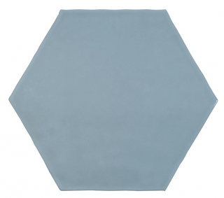 Anatolia - 6" Teramoda Sky Ceramic Wall Hexagon Tile (Glossy Finish)