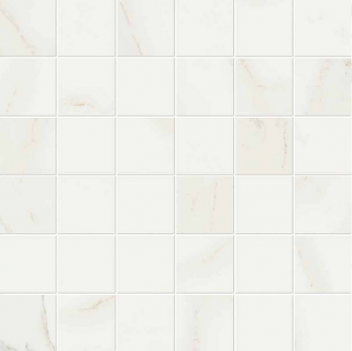 Unicom Starker - 2"x2" Muse CALACATTA Polished Porcelain Mosaic Tile (12"x12" Sheet)