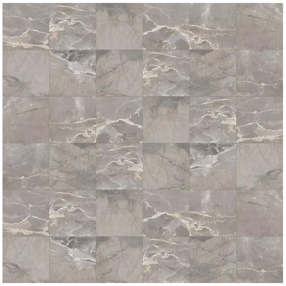 Milestone - 2"x2" Absolute DARK GREY Porcelain Mosaic Tile (10 Pc. Pack - Matte Finish)