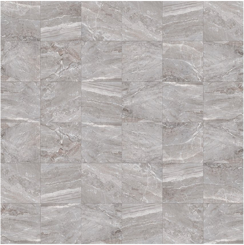 Milestone - 2"x2" Marbles ONICIATA GREY Polished Porcelain Mosaic Tile (10 Pc. Pack - 12"x12" Sheet)