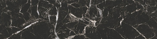 Milestone - 8"x24" Marbles MARMO NERO Polished Porcelain Tile (Rectified Edges)