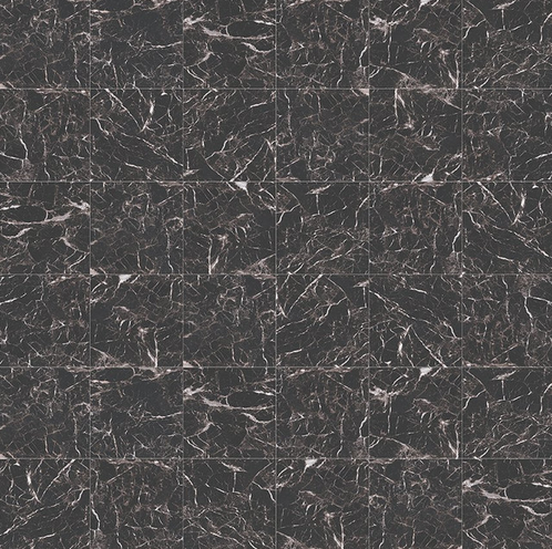 Milestone - 2"x2" Marbles MARMO NERO Polished Porcelain Mosaic Tile (10 Pc. Pack - 12"x12" Sheet)