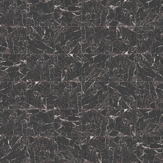 Milestone - 2"x2" Marbles MARMO NERO Polished Porcelain Mosaic Tile (10 Pc. Pack - 12"x12" Sheet)