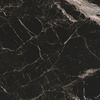 Milestone - 24"x24" Marbles MARMO NERO Porcelain Tile (Matte Finish)