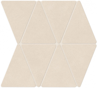 Happy Floors - B-Natural Kaolin Rhombus Mosaic Tile (Matte Finish)