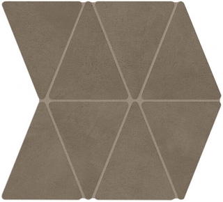 Happy Floors - B-Natural Umber Rhombus Mosaic Tile (Matte Finish)