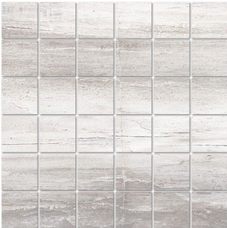 Mediterranea - Waterfalls RIVER RUSH 2"x2" Porcelain Mosaic Tile (5 Pc. Pack, Matte Finish, 12"x12" Sheet)