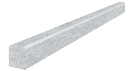 1/2"x12" Aura Fresca Honed Marble Deco Bar