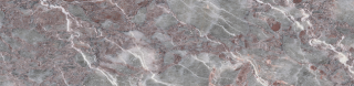 3"x12" SERENO BURGUNDY Honed Marble Tile