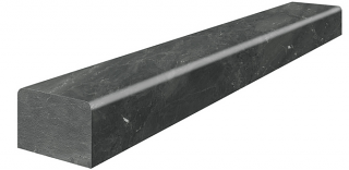 1.25"x12" GALAXIA NERO Polished Marble Deco Bar