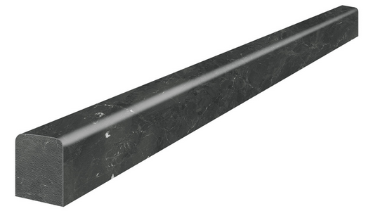 1/2"x12" GALAXIA NERO Polished Marble Deco Bar