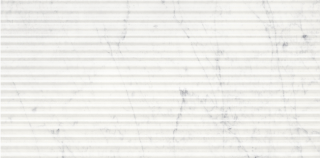 12"x24" ETERNA BIANCO Curva Honed Marble Tile