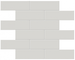 Anatolia - 2"x6" Soho Halo Grey Brick Glazed Porcelain Mosaic Tile (Matte Finish)