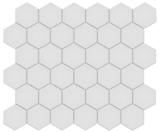 Anatolia - 2" Soho Gallery Grey Glazed Porcelain Hexagon Mosaic Tile (Matte Finish)