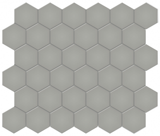 Anatolia - 2" Soho Cement Chic Glazed Porcelain Hexagon Mosaic Tile (Matte Finish)