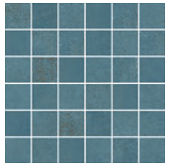 Cerdomus - 2"x2" Crete COBALTO Porcelain Mosaic Tile (Matte Finish - 12"x12" Sheet)