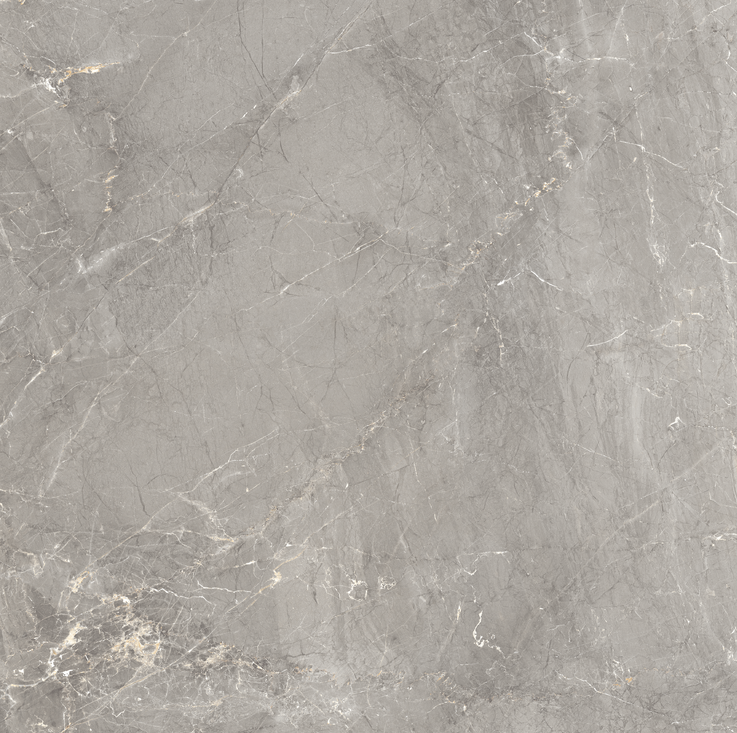 Unicom Starker - 12"x12" Muse GREY MARBLE Porcelain Tile (Satin Finish - Rectified Edges)