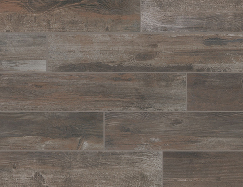 American Olean - 8"x48" Bryson Valley TRUFFLE BARNWOOD Porcelain Tile (Matte Finish)