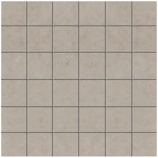 MileStone - 2"x2" Plaster 2.0 SAND Porcelain Mosaic Tile (Matte Finish - 10 Sheets)