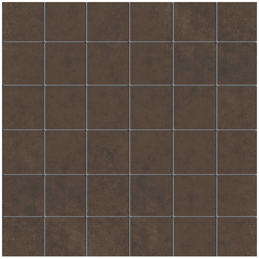 MileStone - 2"x2" Plaster 2.0 ESPRESSO Porcelain Mosaic Tile (Matte Finish - 10 Sheets)