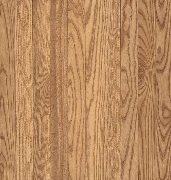 Hartco - Yorkshire 3/4" thick x 2-1/4" wide NATURAL Solid Oak Hardwood Flooring (Medium Gloss)