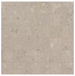 MileStone - 2"x2" Lith ANTIQUE CREAM Porcelain Mosaic Tile (Matte Finish - 10 Pc Pack - 12"x12" Sheet)