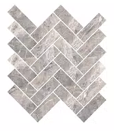 Milestone - Epic IMPERIAL Polished Porcelain Herringbone Mosaic Tile (10 Pc. Pack - 12"x15" Sheet)