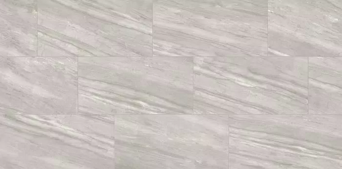 Milestone - 12"x24" Epic ALASKA GREY Polished Porcelain Tile (Rectified Edges)