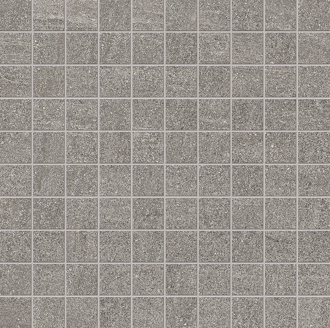 Ergon - 1"x1" Elegance Pro DARK GREY Porcelain Mosaic Tile (Matte Finish - 12"x12" Sheet)