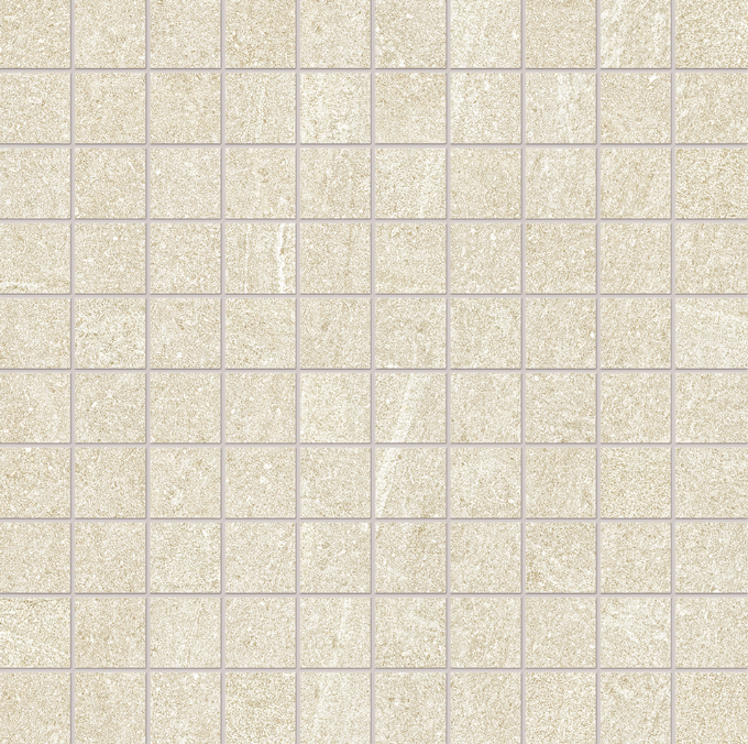 Ergon - 1"x1" Elegance Pro IVORY Porcelain Mosaic Tile (Matte Finish - 12"x12" Sheet)