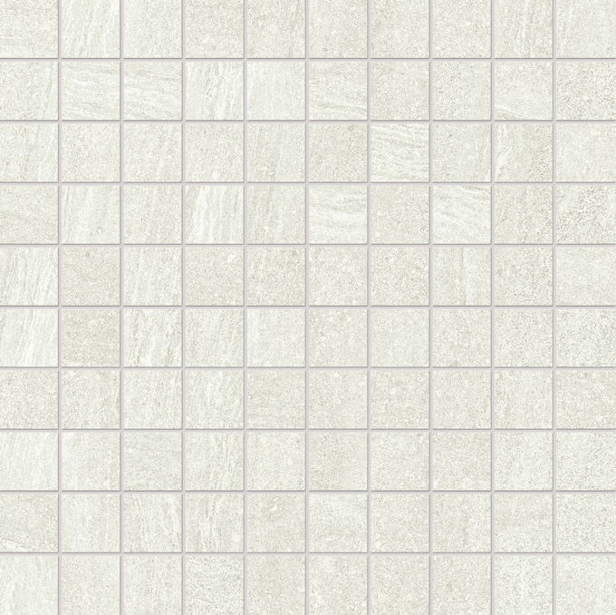 Ergon - 1"x1" Elegance Pro WHITE Porcelain Mosaic Tile (Matte Finish - 12"x12" Sheet)