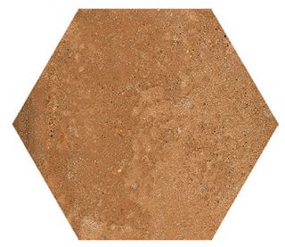 Edimax - 7"x6" Home REDFLAME Porcelain Hexagon Tile (Matte Finish)