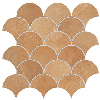 Edimax - Home GOLDENSUN Porcelain FAN Mosaic Tile (12"x12" Sheet)