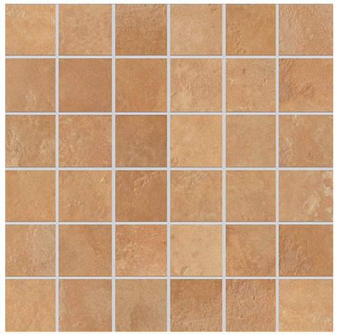 Edimax - 2"x2" Home GOLDENSUN Porcelain Mosaic Tile (Matte Finish - 12"x12" Sheet)