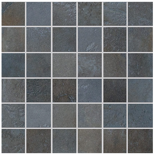 Edimax - 2"x2" Home BLUELAGOON Porcelain Mosaic Tile (Matte Finish - 12"x12" Sheet)