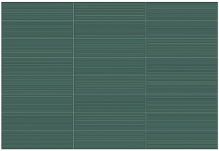 Anatolia - 3"x12" Geometra EMERALD DIVIDE Glossy Ceramic Wall Tile