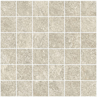 Italgraniti - 2"x2" Origins BEIGE Realup Porcelain Mosaic Tile (Matte Finish - 11-3/4"x11-3/4" Sheet)