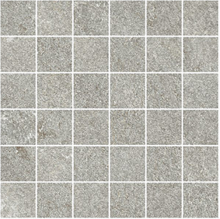 Italgraniti - 2"x2" Origins GREIGE Realup Porcelain Mosaic Tile (Matte Finish - 11-3/4"x11-3/4" Sheet)