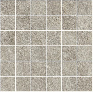 Italgraniti - 2"x2" Origins TAUPE Realup Porcelain Mosaic Tile (Matte Finish - 11-3/4"x11-3/4" Sheet)