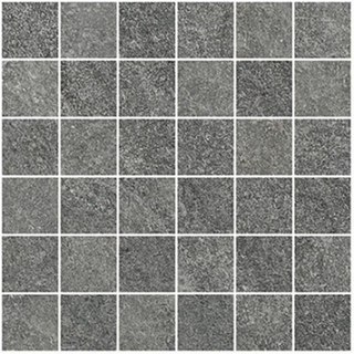 Italgraniti - 2"x2" Origins DARK Realup Porcelain Mosaic Tile (Matte Finish - 11-3/4"x11-3/4" Sheet)