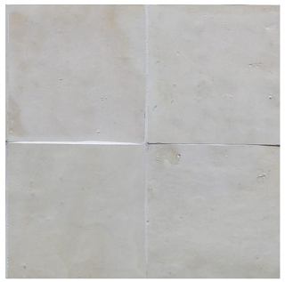Zin 4"x4" DESERT WHITE Classic Zellige Glossy Wall Tile
