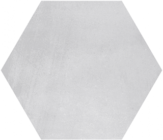 Geotiles - 10.2"x11.4" Stark ARGENT Hexagon Tile (Matte Finish)