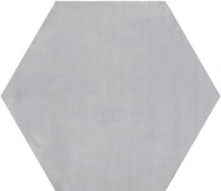 Geotiles - 10.2"x11.4" Stark GRIS Hexagon Tile (Matte Finish)