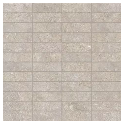 Milestone - 1"x3" Atelier SUNSET Porcelain Mosaic Tile (10 Pc. Pack - Matte Finish - 11.7"x11.7" Sheet)