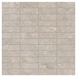 Milestone - 1"x3" Atelier SUNSET Porcelain Mosaic Tile (10 Pc. Pack - Matte Finish - 11.7"x11.7" Sheet)