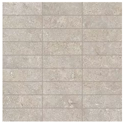 Milestone - 1"x4" Atelier SUNSET Porcelain Mosaic Tile (10 Pc. Pack - Matte Finish - 11.77"x11.77" Sheet)