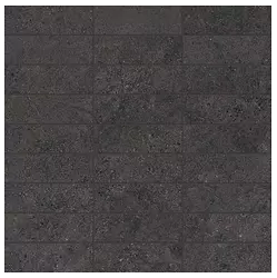 Milestone - 1"x4" Atelier NIGHT SKY Porcelain Mosaic Tile (10 Pc. Pack - Matte Finish - 11.77"x11.77" Sheet)