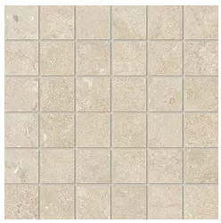 MILEstone - 2"x2" EcoStone Cross-Cut JUTE Porcelain Mosaic Tile (Matte Finish)