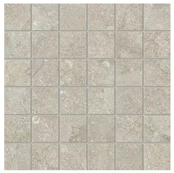 MILEstone - 2"x2" EcoStone Cross-Cut MIST Porcelain Mosaic Tile (Matte Finish)